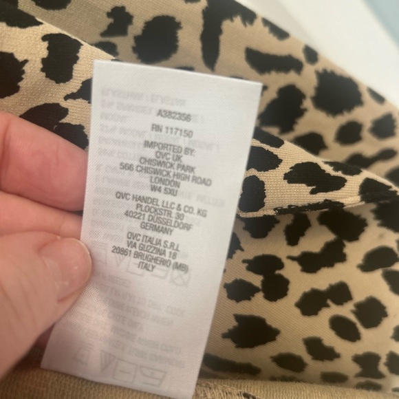 Belle by Kim Gravel Tan Leopard Print Moto Jacket - Picture 14 of 15